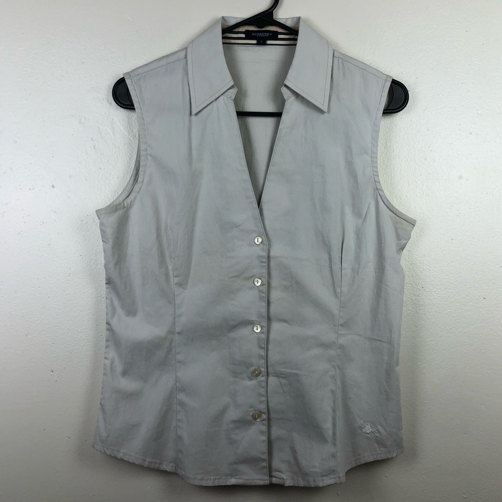 Burberry London Button Up Vest - Picture 1 of 10
